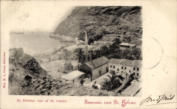 Picture of the island of St. Helena, general view