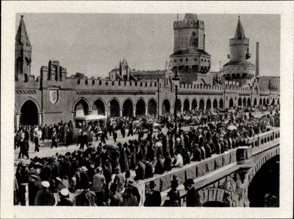 Collective picture history of the German labor movement part II picture 37, funeral of Wilhelm Liebknecht