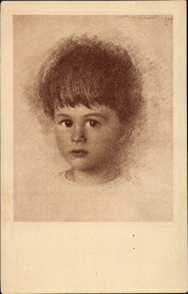 Artist PC Schachinger, Walter, boy portrait