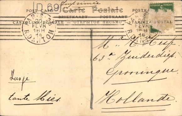 CPA Parijs VIII, Avenue Victor Hugo, Arc de Triomphe