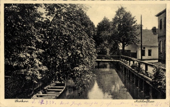 Postcard Storkow in der Mark, Mühlenflies