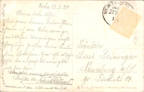 Postcard Roda Ilmenau Saxony Altenburg, Schützenhaus