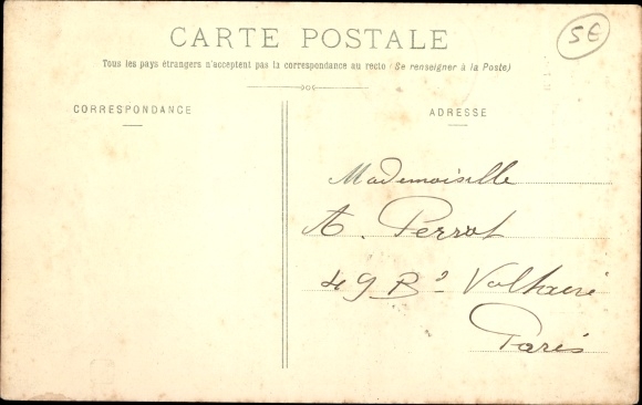 Postcard Paris, The Bird Charmer, Tuileries Garden, The Pigeon Banquet