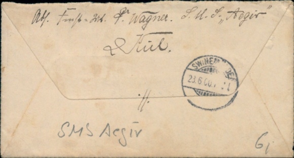 List Marinepost SMS Aegir, Kilonia