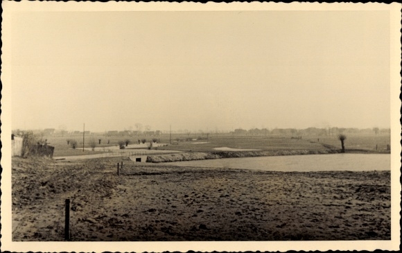 Foto Ak Prühlitz Hohndorf Zahna Elster Kreis Wittenberg, Straßenbau