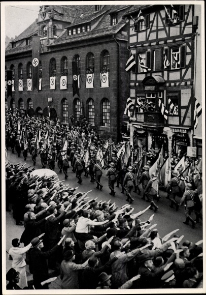 Collective picture Adolf Hitler, Nuremberg Nazi Party Rally 1935, Wehrmacht flags, collective work no. 15 picture 143