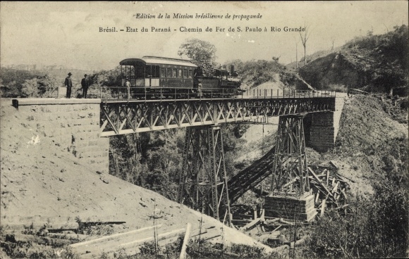 PC Paraná Brasil, Sao Paulo - Rio Grande railway, bridge