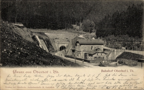 Ak Oberhof im Thüringer Wald, Bahnhof