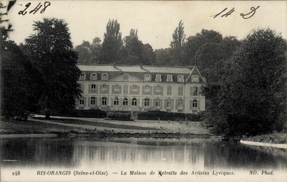 Ak Ris Orangis Essonne, Maison de Retraite des Artistes Lyriques