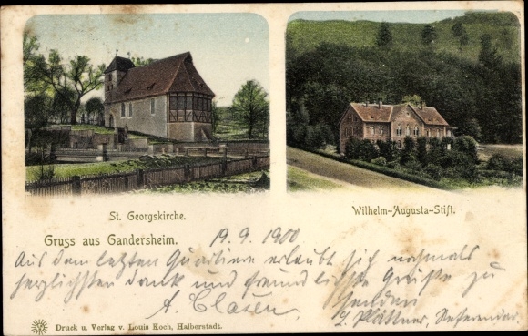 KP Bad Gandersheim am Harz, Kościół św. Jerzego, Wilhelm-Augusta-Stift