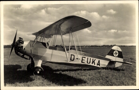 Photo Postcard German military aircraft, Luftwaffe, D-EUKA