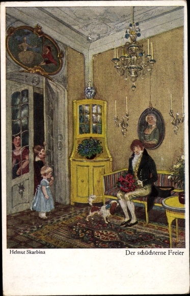Artist PC Skarbina, Helmut, The shy suitor
