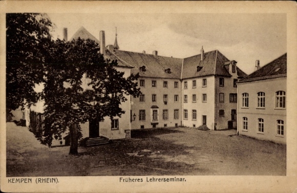 KP Kempen am Niederrhein, dawne Kolegium Nauczycielskie, zdjęcie czarno-białe