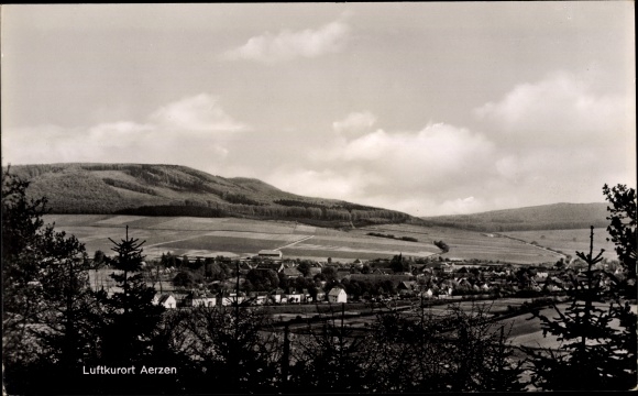 PC Aerzen in the Weserbergland, panorama