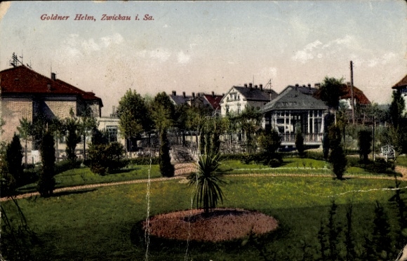 Ak Zwickau in Sachsen, Goldner Heim