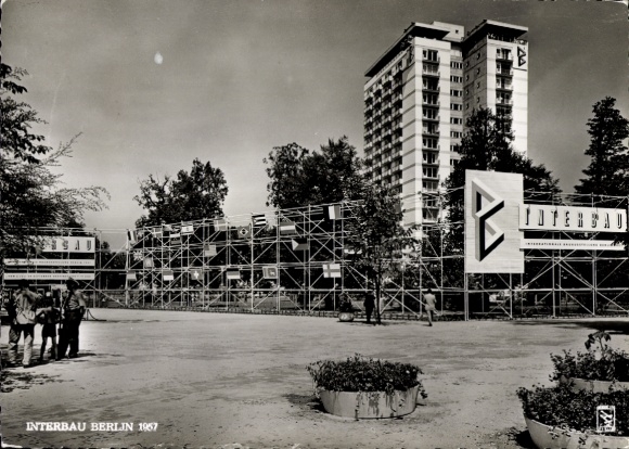 Ak Berlin Tiergarten, Interbau 1957, Bauausstellung
