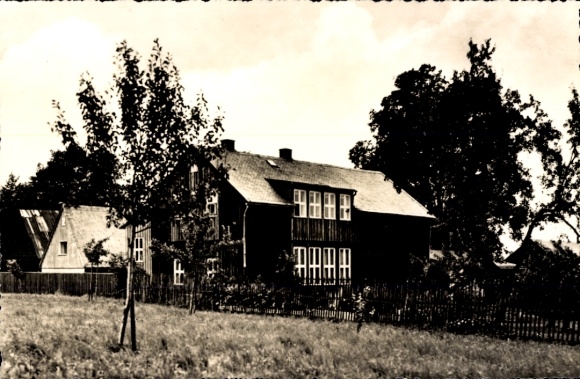 Postcard Kottengrün Werda in the Vogtland, convalescent home