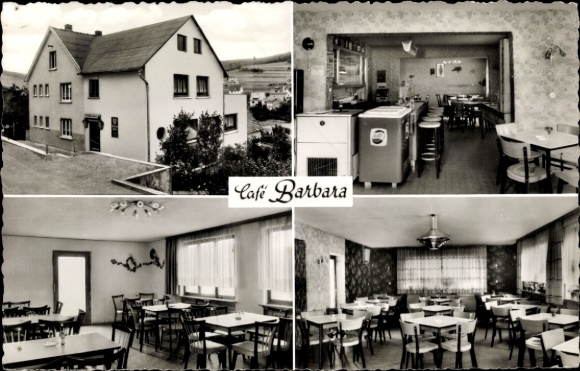 Postcard Daaden in the Westerwald, Gasthaus Barbara
