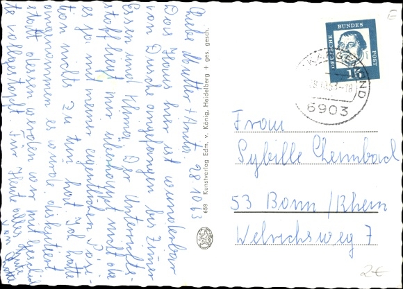 Postcard Neckargemünd am Neckar, campsite, general views, passenger ship