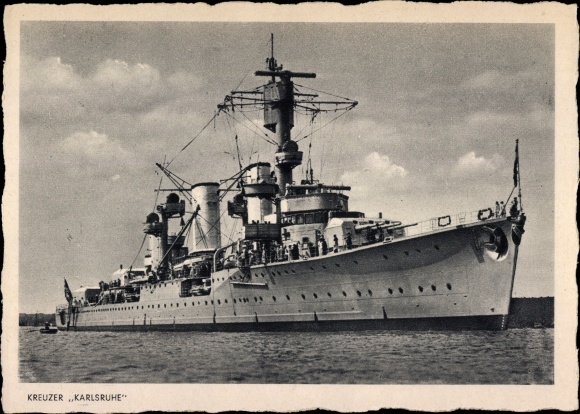 PC Deutsches Kriegsschiff, Karlsruhe, Kreuzer, Kriegsmarine