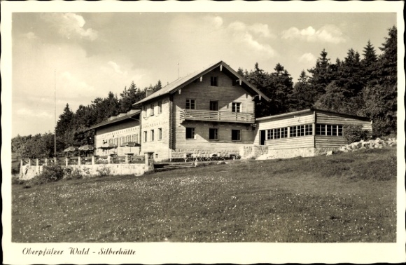 KP Bärnau w Bawarii, widok na Silberhütte, Górny Las Palatynacki