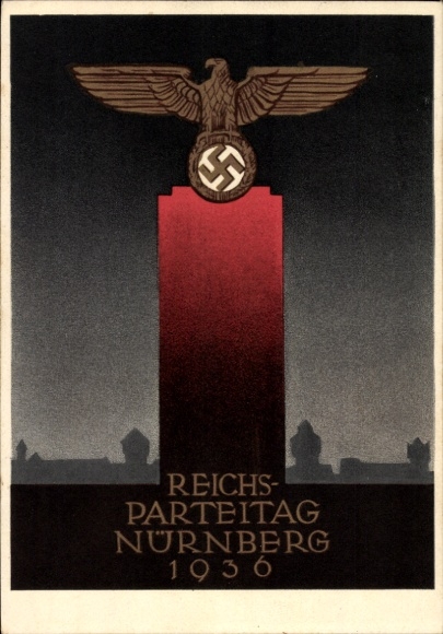 Artist Postcard Klein, Richard, Reich Party Rally of the NSDAP Nuremberg 1936