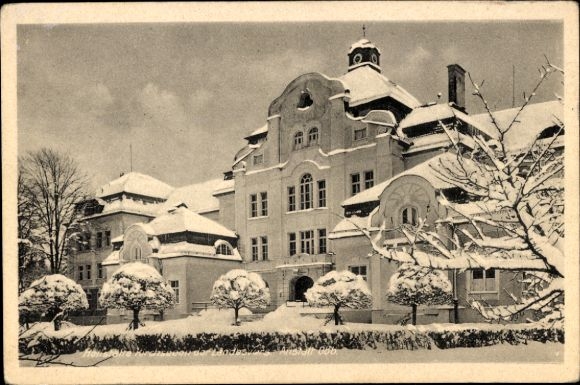 Ak Kirchseeon in Oberbayern, Heilstätte, Winter