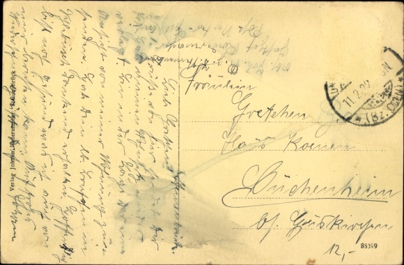 Postcard Steinenbrück Gummersbach in the Oberberg district, inn