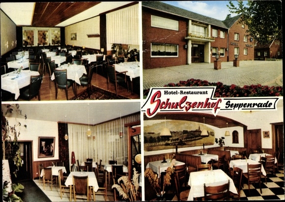 Postcard Seppenrade Lüdinghausen Münsterland, Hotel Schulzenhof