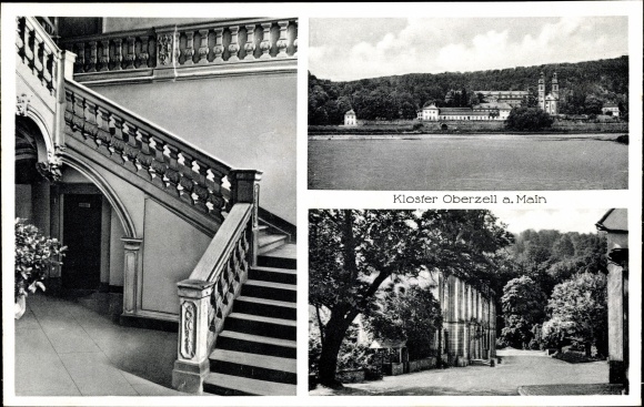 PC Zell am Main Unterfranken, monastery Oberzell, outside and inside