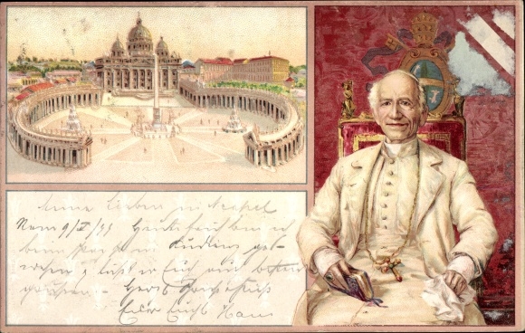 lito Watykan Rzym Lacjum, papież Leon XIII, Vincenzo Gioacchino Pecci