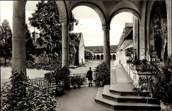 Ak Waldfischbach Burgalben im Pfälzerwald, Maria Rosenberg, Feldaltar, Wallfahrtskirche, Gnadenaltar