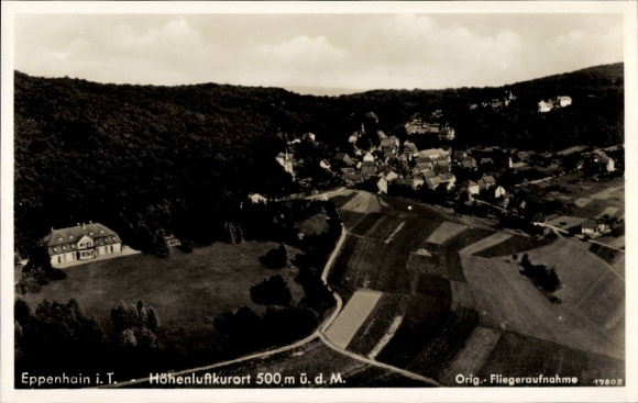 Postcard Eppenhain Kelkheim im Taunus, aerial photograph