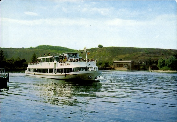 PC Bad Cannstatt Stuttgart in Württemberg, Neckar passenger ship Wilhelma