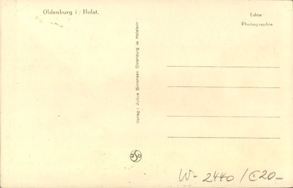 Postcard Oldenburg in Holstein, Schulstraße
