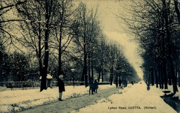 KP Quetta Pakistan, Lytton Road, zima