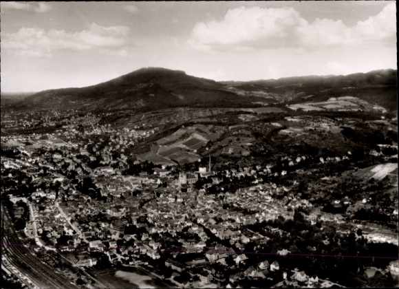 Postcard Bensheim on the Bergstraße Hesse, aerial view of Bergstraße, landscape, city view