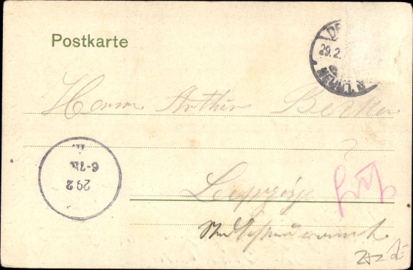 Chromo-Litho Dresden Mockritz, Mockritzer height, restaurant