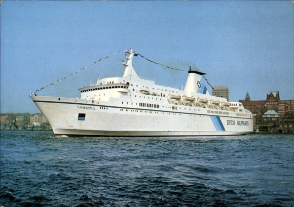 Ak Schip MS Hamburg