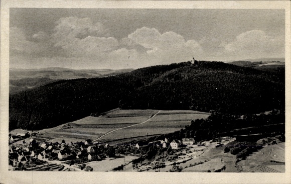 Postcard Untersteinbach Pfreimd in the Upper Palatinate, aerial photograph