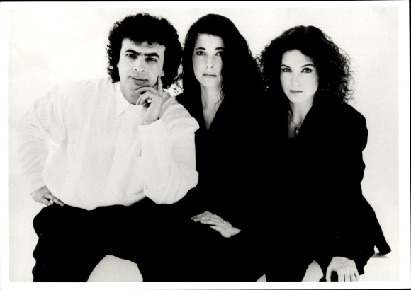 Ak Opernsänger Semyon Bychkov, Marielle Labèque und Katia Labèque
