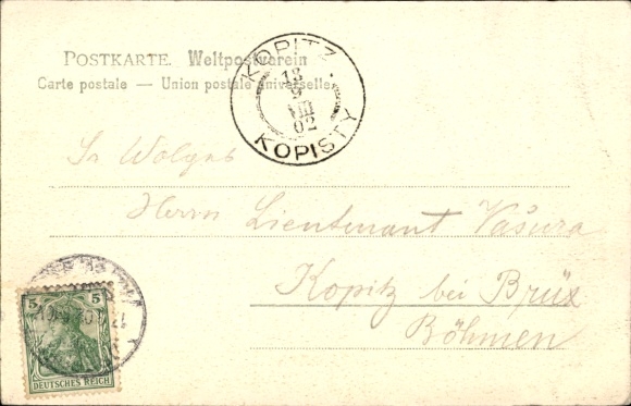 Postcard Dresden Altstadt Seevorstadt, Main Station, Central Hall