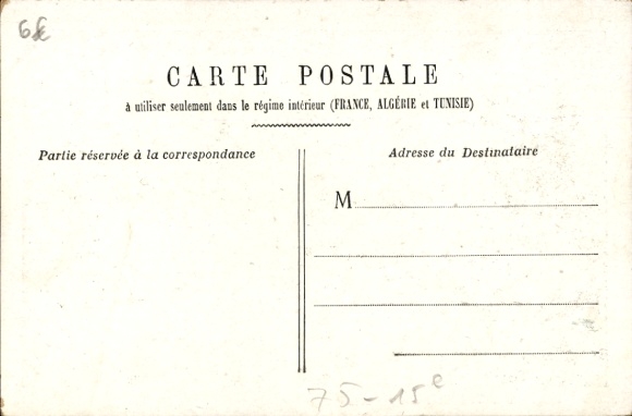 Postcard Paris XV Vaugirard, Montparnasse station, trams, Chocolat & The de la Cie Coloniale