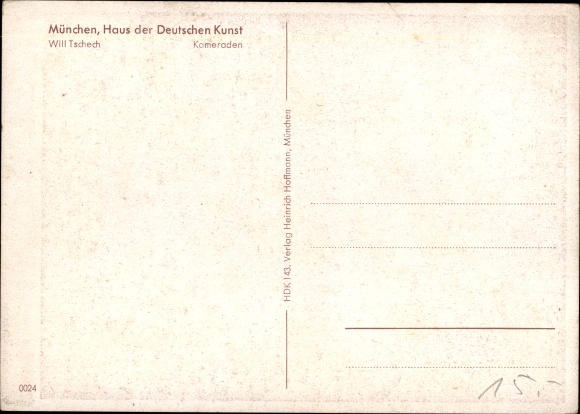 Artist PC Czech, Will, comrades, HDK 143, Wehrmacht