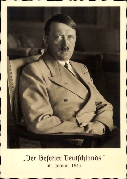 KP Führer i kanclerz Rzeszy Adolf Hitler w swoim domu na Obersalzbergu, wyzwolicielu Niemiec