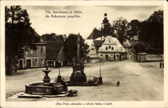 Ak Rokytnice nad Jizerou Rochlitz Iser Riesengebirge Region Reichenberg, Platz