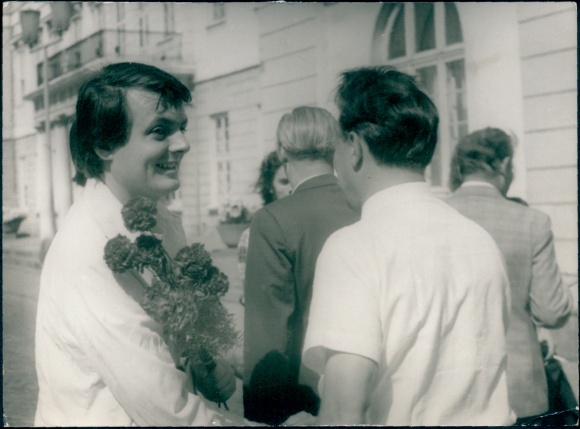 Zdjęcie Wismar, delegacja norweska 7 sierpnia 1975 r., organizacja okręgowa Bergen Norwegia
