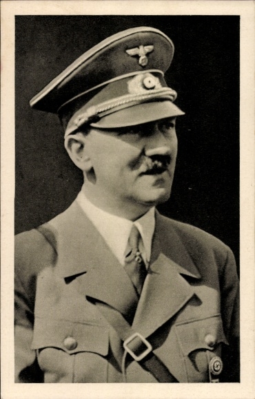 KP Führer i kanclerz Rzeszy Adolf Hitler, portret w mundurze partyjnym