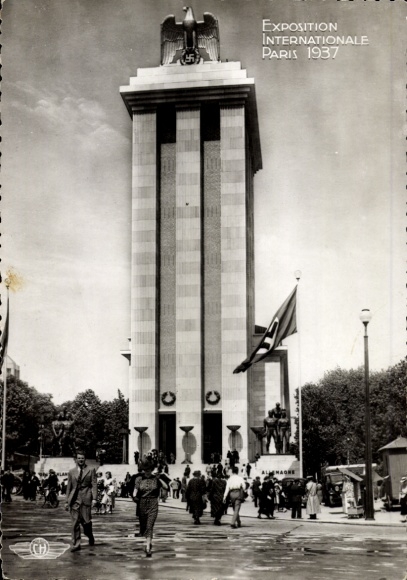 Ak Paris, Weltausstellung 1937, Deutscher Pavillon