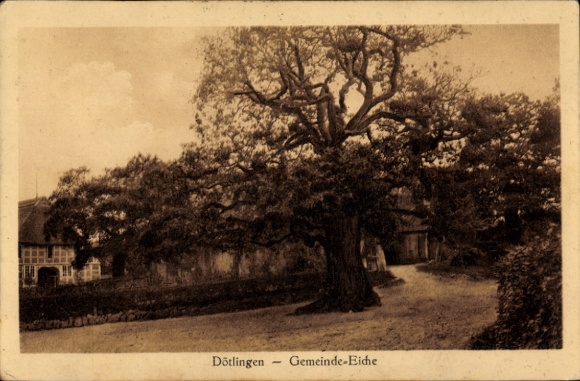 Postcard Dötlingen near Delmenhorst, municipality of Eiche